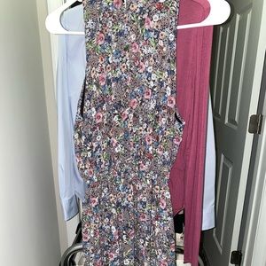 Knee length floral dress
